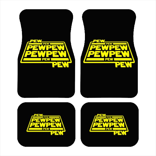 Pew Pew Pew Car Mats