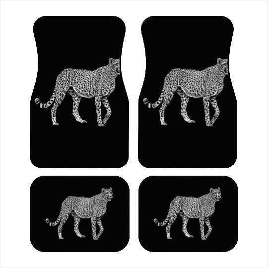 Cheetah Car Mats