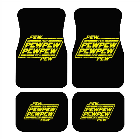 Pew Pew Pew Car Mats