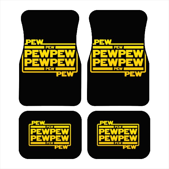 Pew Pew Pew Car Mats