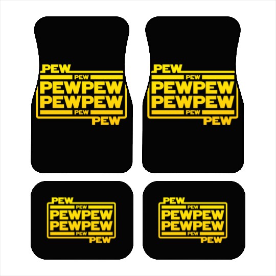 Pew Pew Pew Car Mats