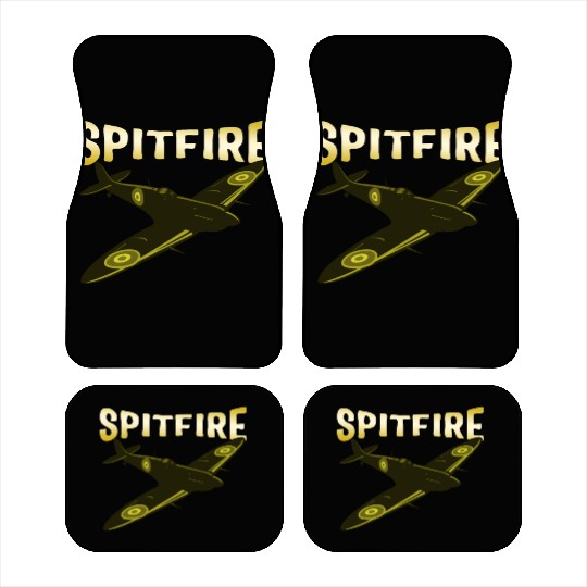 Spitfire UK Mk.1 RAF British WWII Fighter Royal Car Mats
