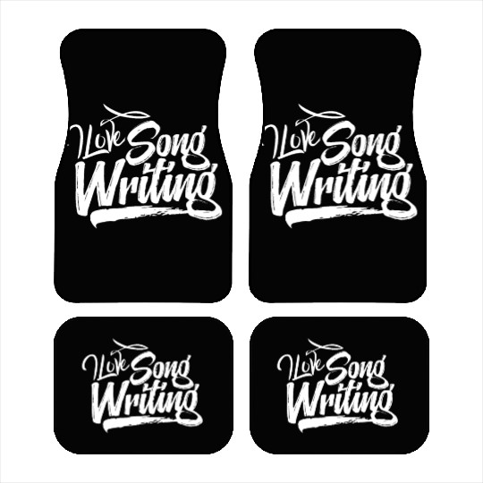 Songwriter Songwriting Writing Song Writer Compose Car Mats
