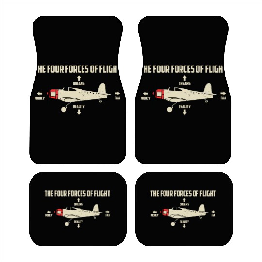 Aircraft remote Car Mats