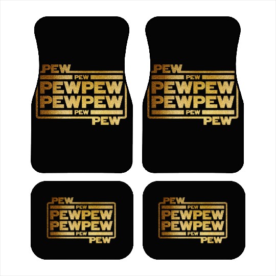 Pew Pew Pew Car Mats
