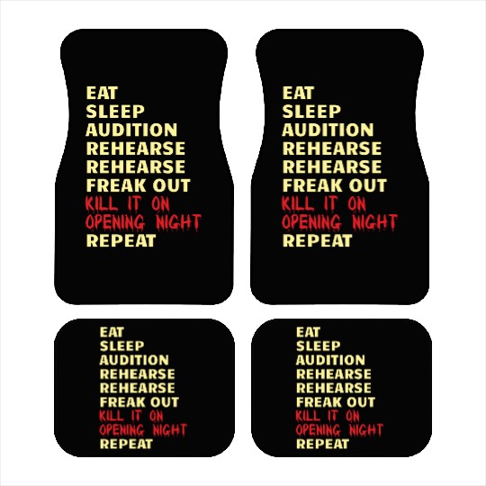 THEATRE: Kill It On Opening Night Car Mats