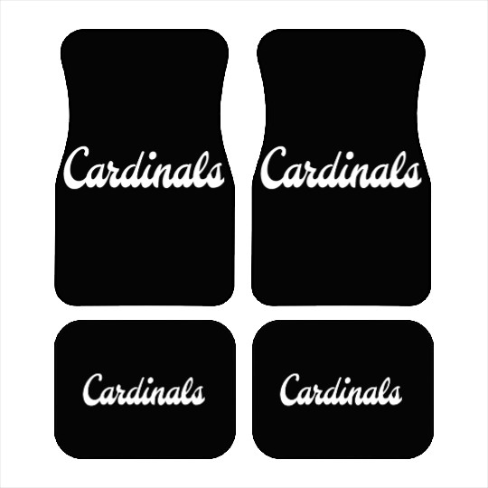 St Louis Cardinal Cardinals Sports Fan Text Design Car Mats