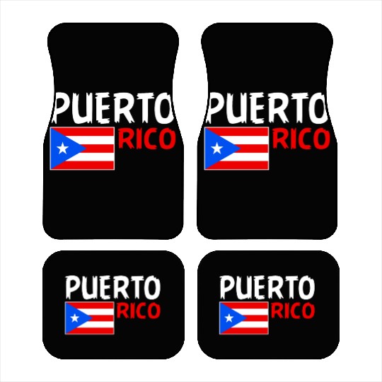 Puerto Rico Roots, Puerto Rican Flag, Puerto Rico Car Mats