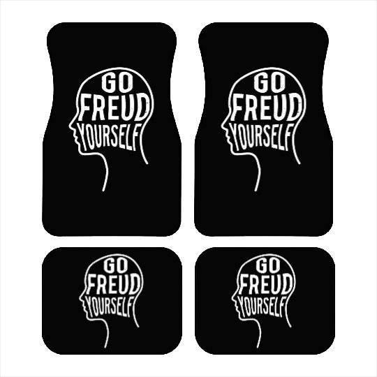 Funny Psychologist Gift - Go Freud Yourself Car Mats