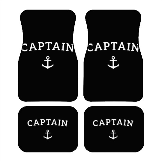 Nautical Anchor Captain Achor Sailing Boat Car Mats