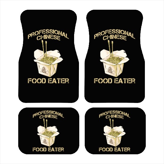 Professional Chinese Food Eater Asian Noodle Lover Car Mats