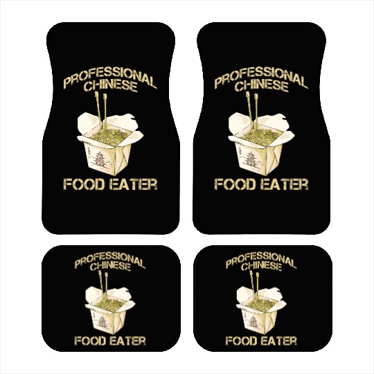 Professional Chinese Food Eater Asian Noodle Lover Car Mats