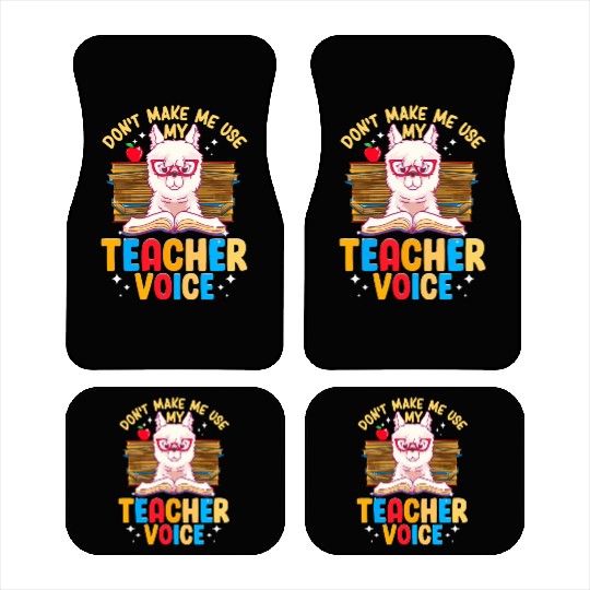 Funny Alpaca Teacher - Teacher Appreciation Gifts Car Mats