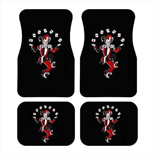 Joker Joggling Card Car Mats