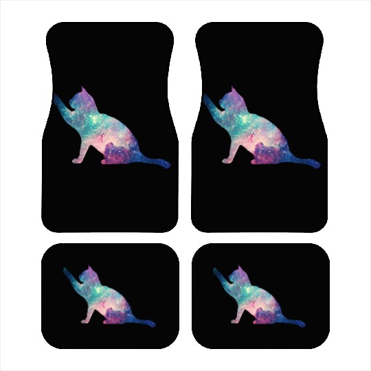galaxy cat for cats lovers Car Mats