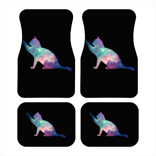 galaxy cat for cats lovers Car Mats
