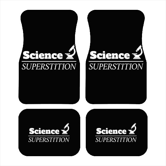 Science over Superstition Car Mats