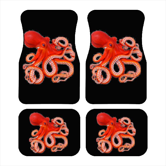 Vibrant Octopus Artprint Design Car Mats