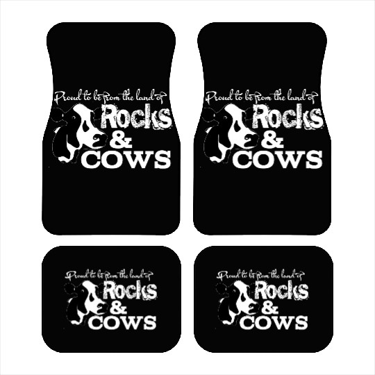 Rocks & Cows Rural Minnesota Car Mats