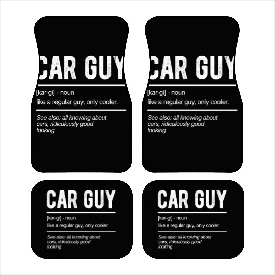 Car Guy Definition Car Mats