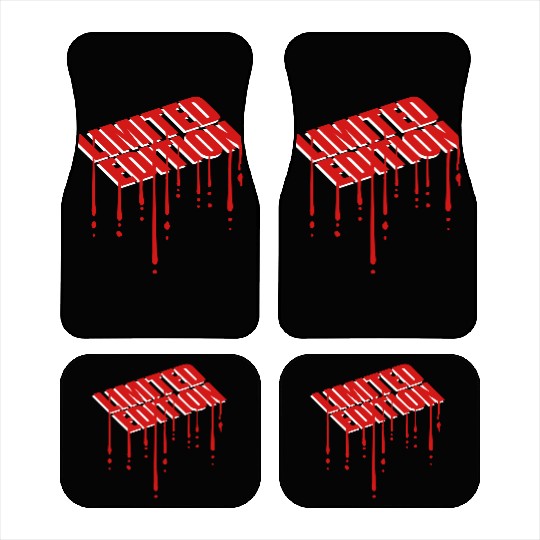 Text Need Money Not Friends Logo lonely design ear Car Mats