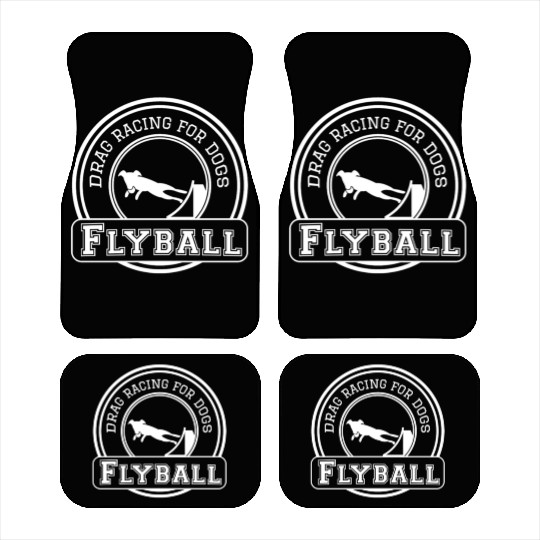 flyball drag racing dogs Car Mats