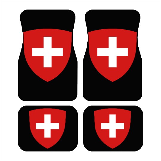 Swiss Switzerland Flag Swiss Cross Alps Car Mats
