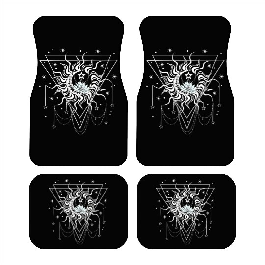 sun moon star Car Mats