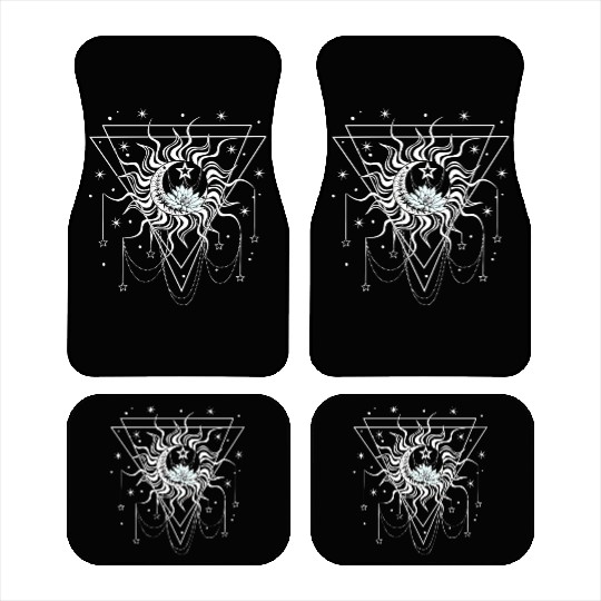 sun moon star Car Mats