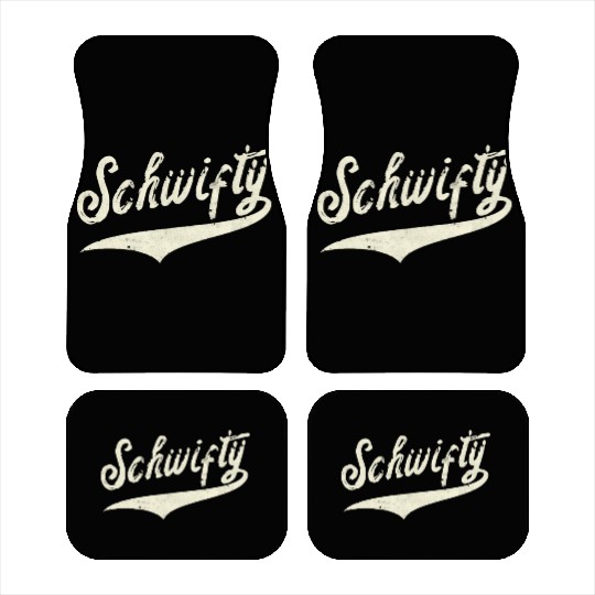 Mademark and Rickandmorty Fan Art Team Schwifty Car Mats