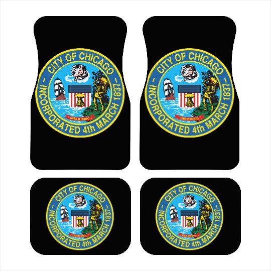 Seal of Chicago, Illinois Car Mats