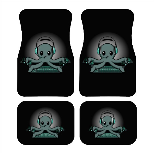 Octopus Gaming Keyboard Gamer Or Nerd Gift Car Mats