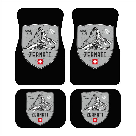 Zermatt Switzerland Emblem Car Mats