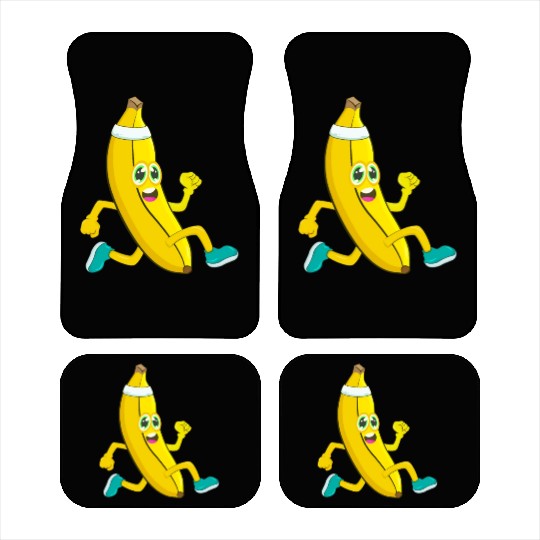 Banana Running Sport Car Mats