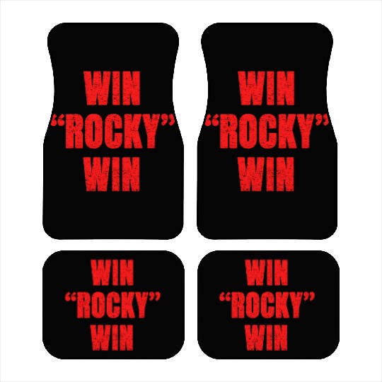 win rocky win Car Mats inspired boxing Car Mats