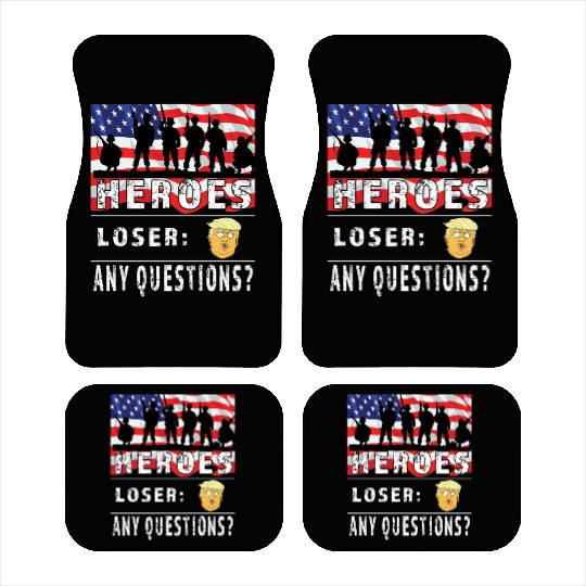 Vets against Trump. Trump is a loser, our vets are Car Mats