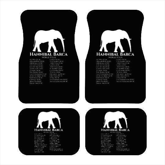 Hannibal Barca World Tour - Carthaginian Empire Car Mats