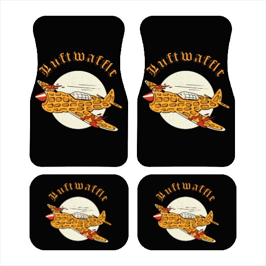 Luftwaffle Waffle Military Aircraft Pilot Car Mats