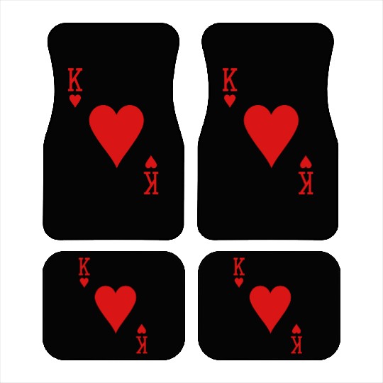 King of Hearts Halloween Costume Car Mats