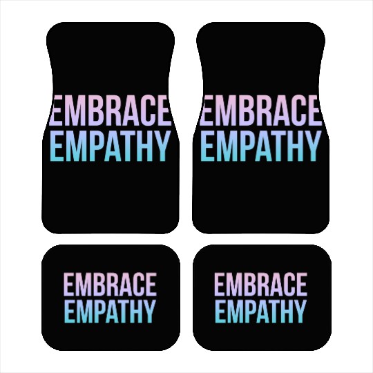 Embrace Empathy Large Colour Car Mats
