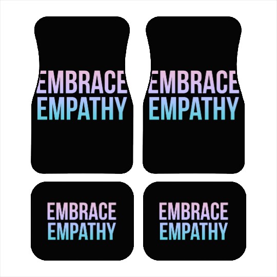 Embrace Empathy Large Colour Car Mats