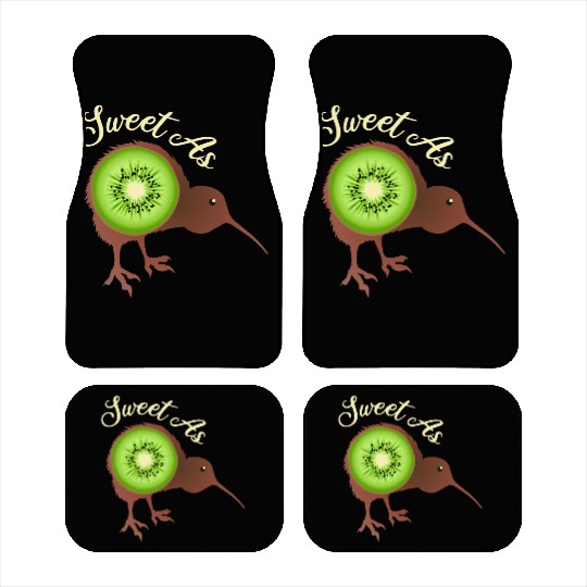 Sweet as Kiwi New Zealand Funny Gift Idea Car Mats
