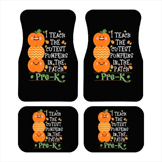 The Pumpkins In Patch Pre K Halloween Teacher Car Mats