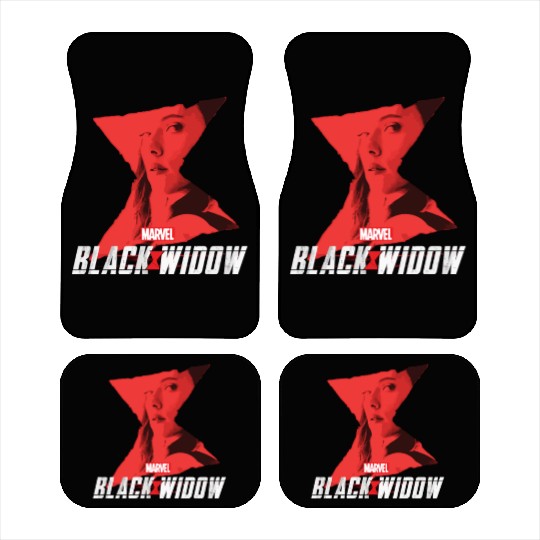 Marvel Black Widow Natasha Romanoff Hourglass Car Mats