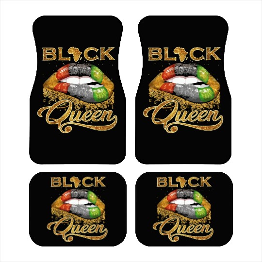 Black queen lips Car Mats