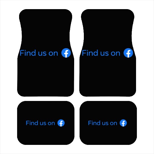 find us on facebook Car Mats