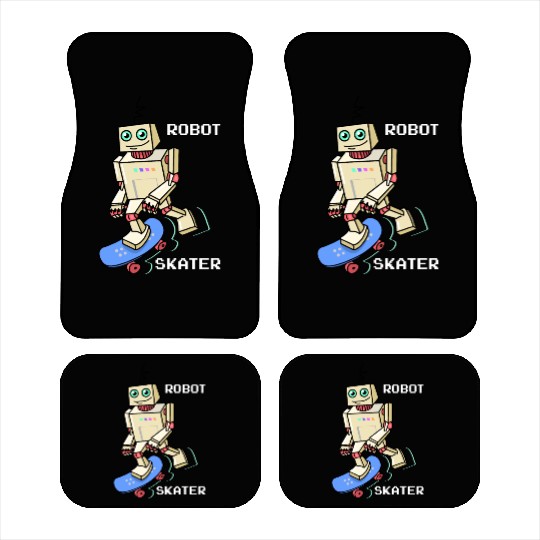 Robot Skater Classic 90-s Car Mats