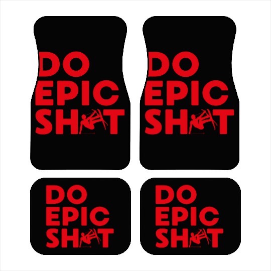 Do epic shit skiing mountains gift Car Mats
