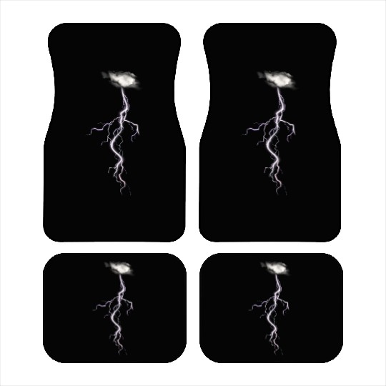 Lighting Gift Idea Lightning Bolt Graphic Car Mats