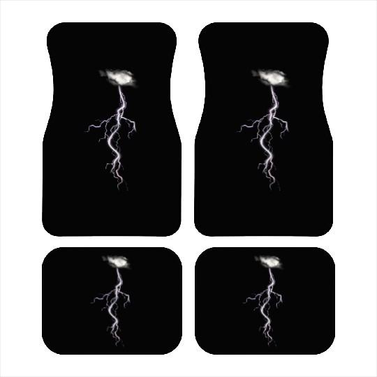 Lighting Gift Idea Lightning Bolt Graphic Car Mats